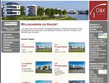 Tablet Screenshot of dorsch-kobler-wohnbau.de